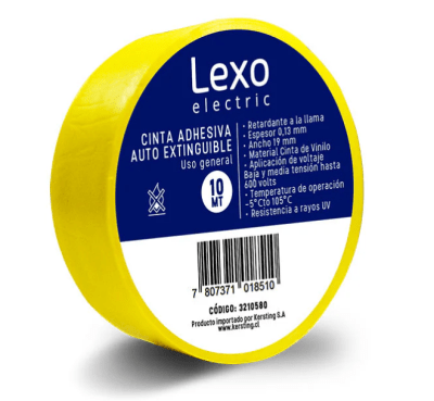 CINTA AISLANTE AMARILLA 10 YARDAS