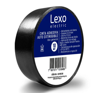 CINTA AISLANTE NEGRA 10 YARDAS