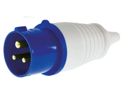 ENCHUFE VOLANTE MACHO 16 AMP 220V 3P+T LEXO AZUL