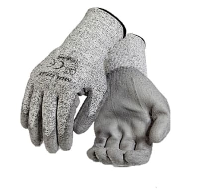 GUANTE RESISTENTE AL CORTE  NIVEL 5 PALMA RECUBIERTA EN POLIUTERANO T/10-XL