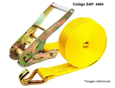 ESLINGA RACHET CON TRINQUETE 50MM x 8,6 mts