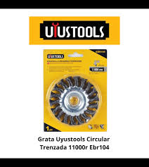 GRATA PLANA TRENZADA ACERO 6 UYUSTOOLS1