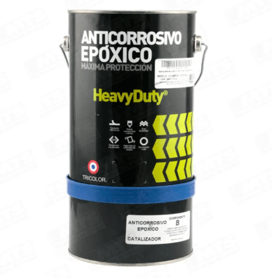 JUEGO ANTICORROSIVO EPOXICO ROJO OXIDO C/CATALIZADOR TRICOLOR