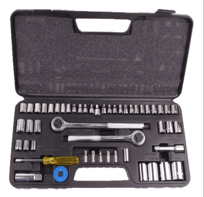 JUEGO DE DADOS HM HLS002  52PIEZAS  HARDWARE  MACHINERY 