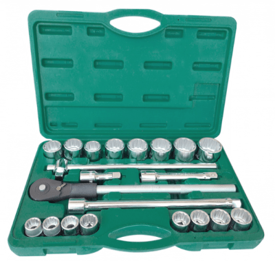 JUEGO DE DADOS JONNESWAY 22 PCS CUADRANTE 3/4 PLG1