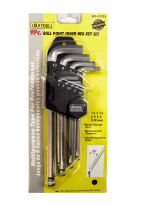 JUEGO LLAVE ALLEN HEXAGONAL UYUS DELUXE YAA9021