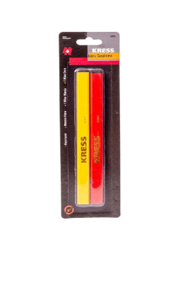 LAPIZ CARPINTERO KRESS C AP22   2PZS ROJO/AMARILLO1