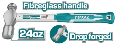 MARTILLO BOLA 24 OZ TOTAL THT722461