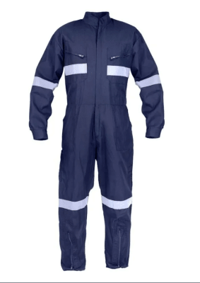 OVEROL POUPLIN AZUL T/S1