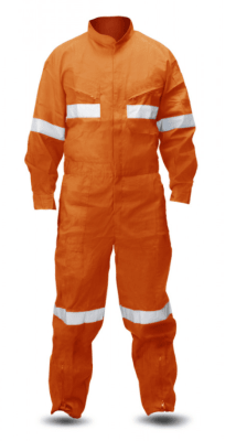 OVEROL POUPLIN NARANJO T/XXL