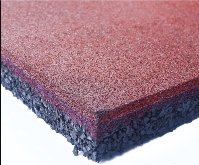 PASTELON DE CAUCHO GOMA 50X50X0,25 CMS GRIS