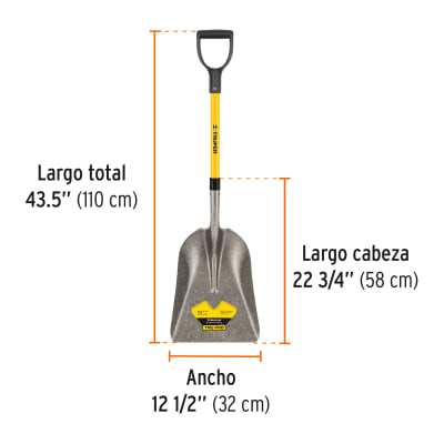 PALA CARBONERA MANGO FIBRA TRUPER
