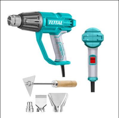 PISTOLA AIRE CALIENTE C/ACCESORIOS 2000 WATT  TOTAL