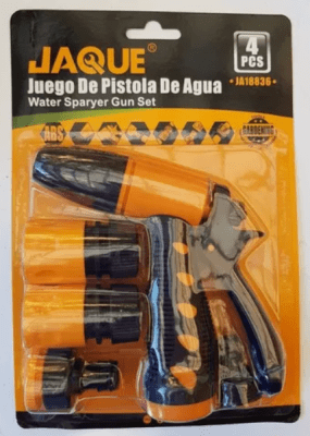 PISTOLA DE AGUA 4PCS JAQUE 