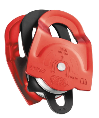 POLEA TWIN PETZL DIAM. DE CUERDA: 7-13 MM; 36kN1