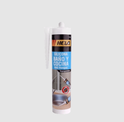 SILICONA HELA BAÑO Y COCINA TRANSPARENTE 280 ML