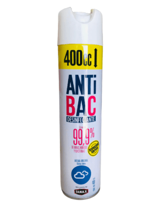 SPRAY ANTIBAC DESINFECTANTE 400 CC 99,9