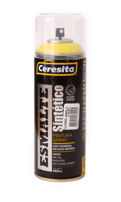 SPRAY ESMALTE FLUORESCENTE AMARILLO CERESITA