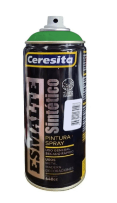 SPRAY ESMALTE FLUORESCENTE VERDE CERESITA