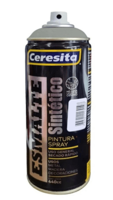 SPRAY ESMALTE SINTETICO GRIS CERESITA