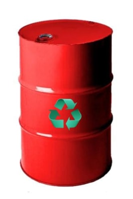 TAMBOR VACÍO METÁLICO 208 LTS RECICLADO