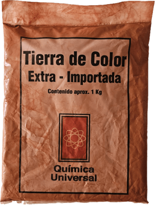 TIERRA DE COLOR ROJO