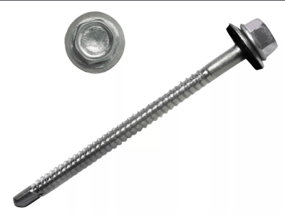 TORNILLO AUTOPERFORANTE HEXAGONAL 3PLG C/GOLILLA