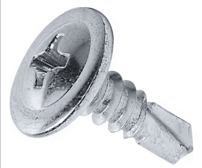 TORNILLO CABEZA LENTEJA P/BROCA ZN. PROFIX 8 X 1/2 PLG (unidad)1