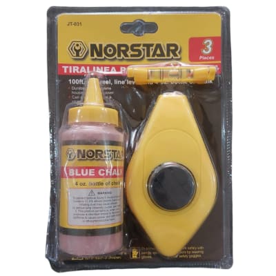 TIRALINEA / TIZADOR 30MT 3PZ C/NIVEL NOSTAR JT-0311