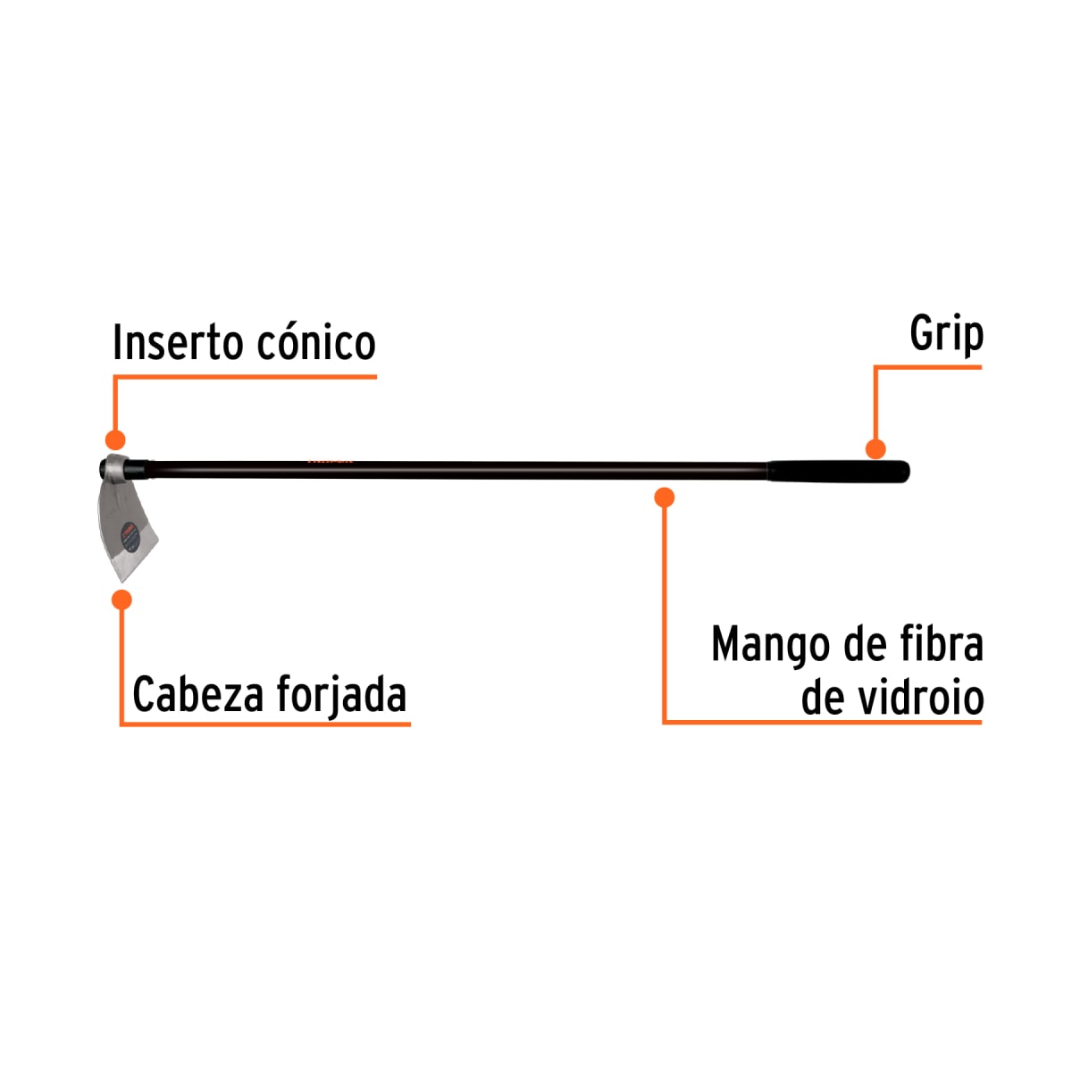 AZADON C/MANGO FIBRA 2LBS 0