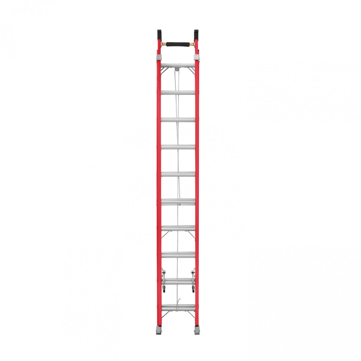 Escala extensible fibra de vidrio con cuerda 8 mt 0
