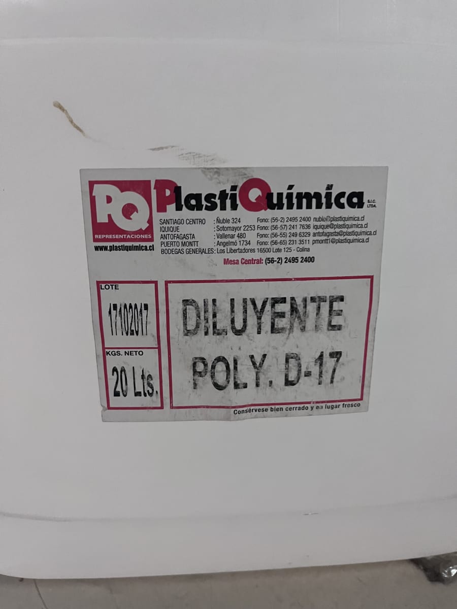 DILUYENTE POLY D 17 0