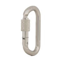 Mosquetón Halt Aluminio Alpha Rosca1