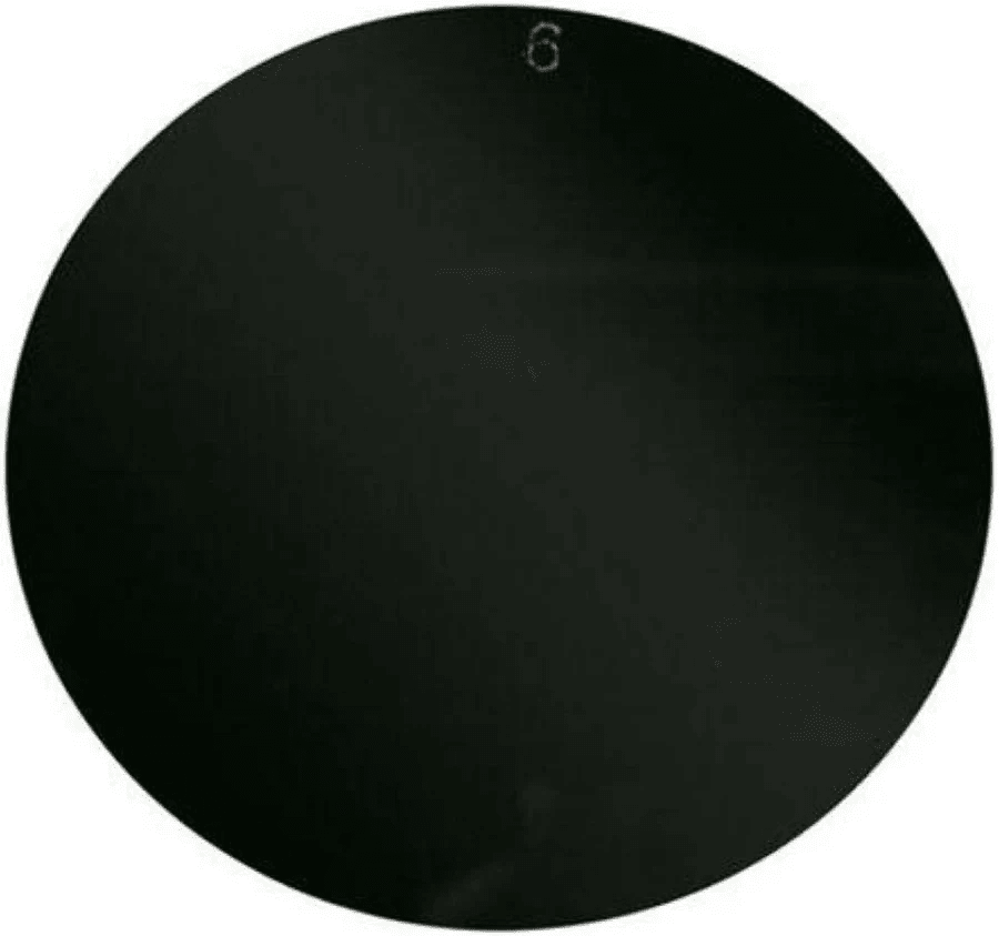 VIDRIO REDONDO 50MM GR.5 OSCURO P/LENTES 2 UNIDADES 1