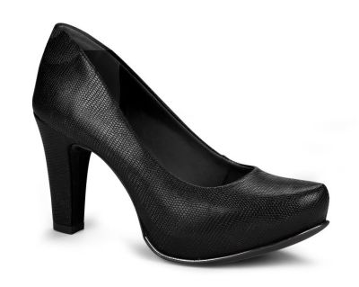 Zapato Plataforma Negro B9851 0008 Zapato Plataforma Negro B9851 0008