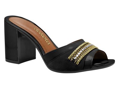 SANDALIA BABUSKA CHAROL CADENAS NEGRA Z1261 0005 SANDALIA BABUSKA CHAROL CADENAS NEGRA Z1261 0005