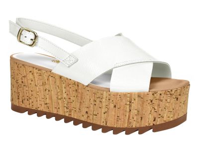 SANDALIA PLANA TIRAS & CORREA BLANCA Z2304 0005 SANDALIA PLANA TIRAS & CORREA BLANCA Z2304 0005