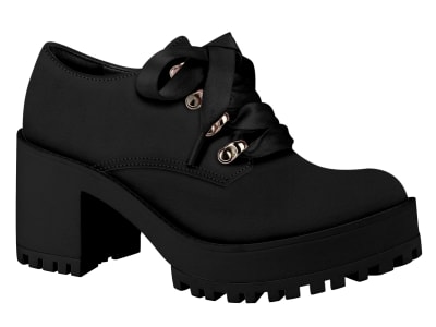 Zapato Cosmopolintan Oxford Plataforma Atanado Negro T1323 0008 Zapato Cosmopolintan Oxford Plataforma Atanado Negro T1323 0008