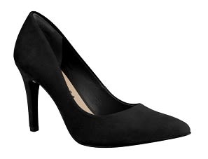 Zapato Stiletto Negro Nobuck T1403B 0001 Zapato Stiletto Negro Nobuck T1403B 0001