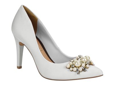 Zapato Stiletto Cetin Blanco Racimo perlas T1747 0006 Zapato Stiletto Cetin Blanco Racimo perlas T1747 0006