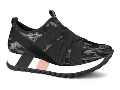 Tenis Fashion Camus Preto Elastic t4021 0008 Tenis Fashion Camus Preto Elastic t4021 0008