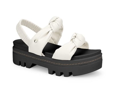 Sandalia Plataforma Plana Jolie White t4544 0006 Sandalia Plataforma Plana Jolie White t4544 0006