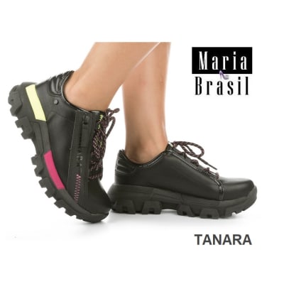 Tenis Fashion Rivera Bossa Black t4941 0002 Tenis Fashion Rivera Bossa Black t4941 0002
