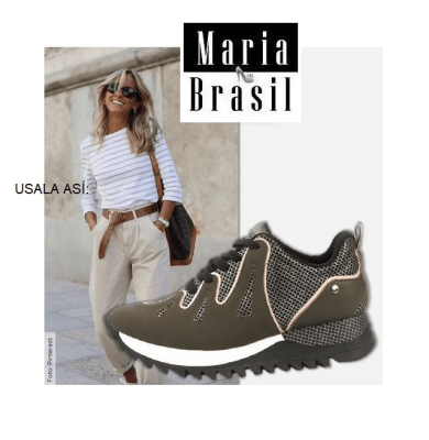 Tenis Fashion Suali Olive Noccio t4025 0001 Tenis Fashion Suali Olive Noccio t4025 0001
