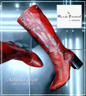 bota alta piton rojo 32002 0005 bota alta piton rojo 32002 0005