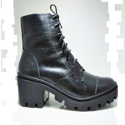 Bototo Militar Fashion Reptil Black F20136 02A Bototo Militar Fashion Reptil Black F20136 02A