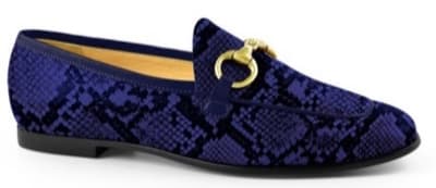 zapato Mocasin Azul Reptil F20114 12a zapato Mocasin Azul Reptil F20114 12a