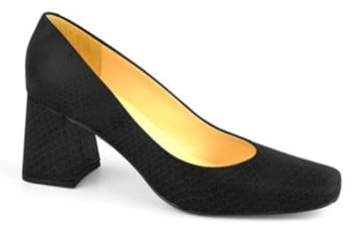 Zapato Channel Negro Cuero Estampado F 20155 07fc Zapato Channel Negro Cuero Estampado F 20155 07fc