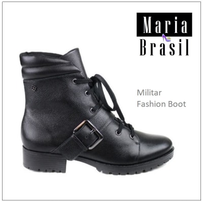 MILITAR FASHION BOOT BLACK 31004 0001 MILITAR FASHION BOOT BLACK 31004 0001