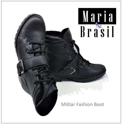 MILITAR FASHION BOOT BLACK 31004 0001 MILITAR FASHION BOOT BLACK 31004 0001